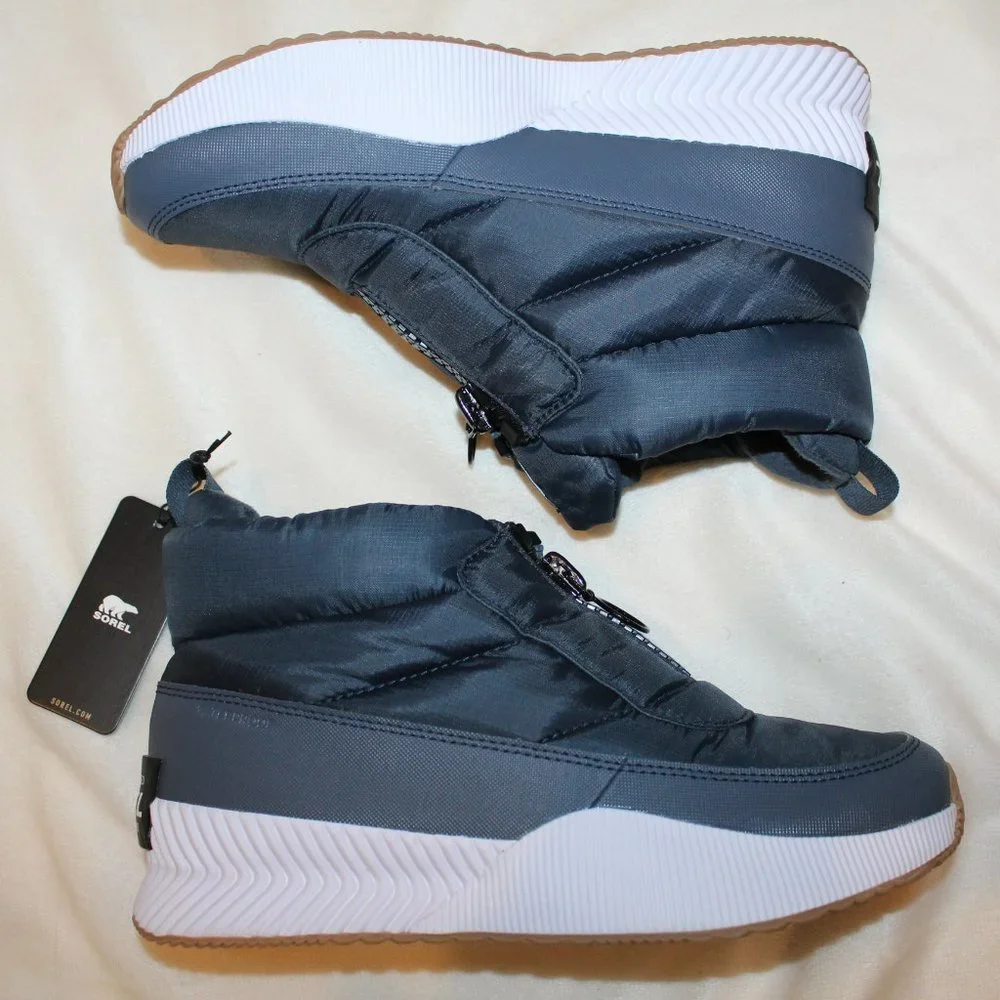 NIB‎ SOREL WOMEN'S PUFFER ZIP UP WINTER SNEAKER BOOTS